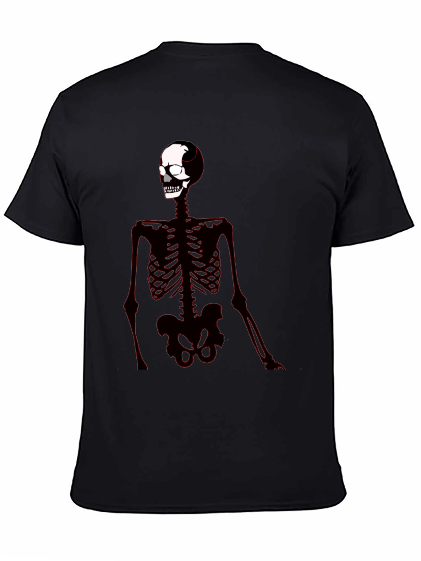 Skeleton Graphic Tee - Black