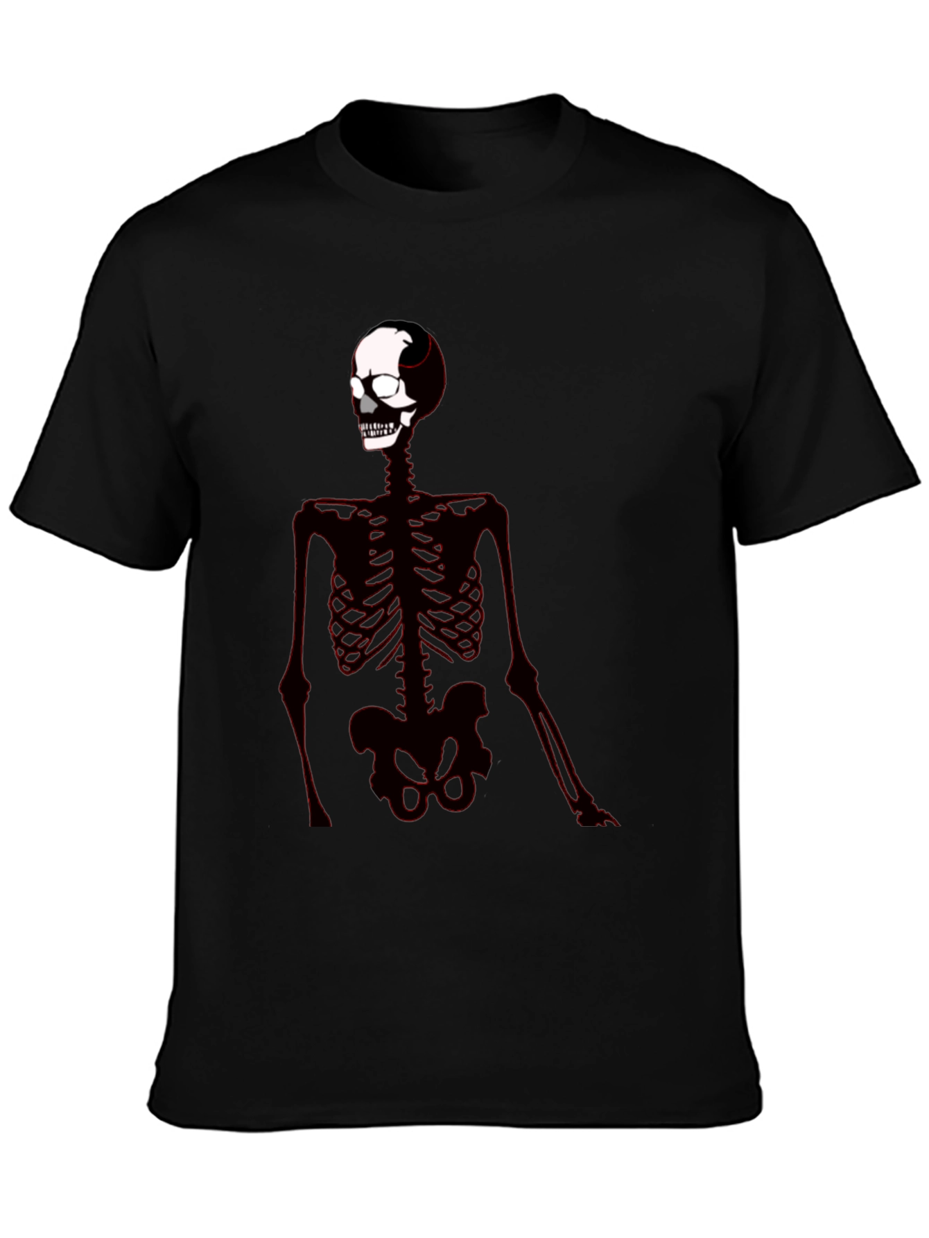 Skeleton Graphic Tee - Black