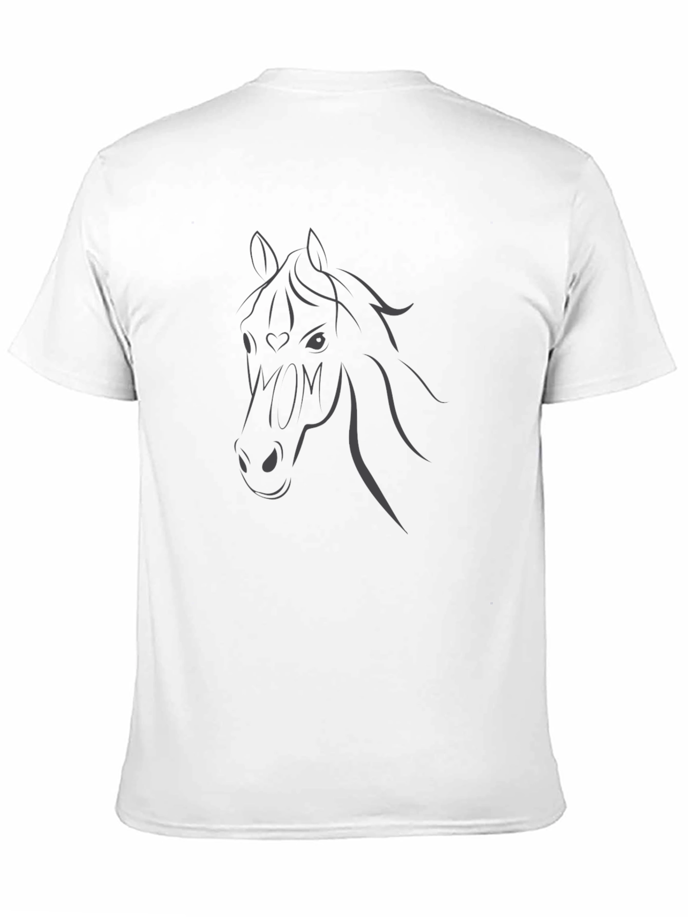 Horse Mom Graphic T-Shirt - Black