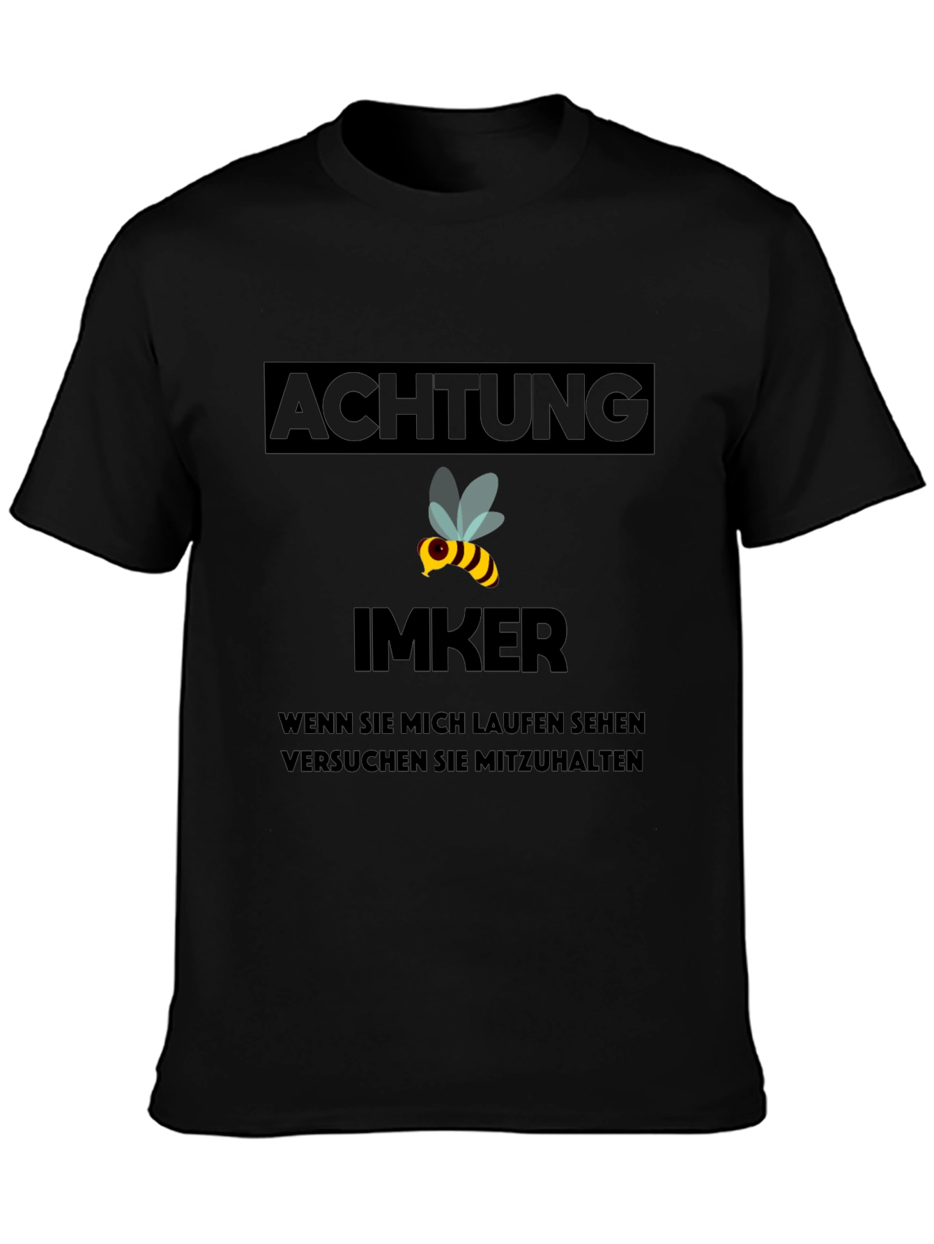 Achtung Imker T-Shirt - Beekeeper Warning Tee