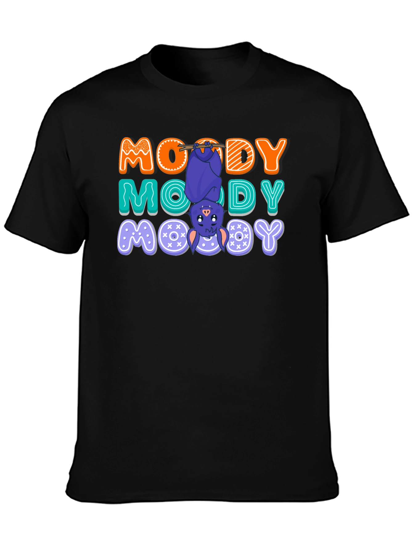 Moody Bat Graphic T-Shirt