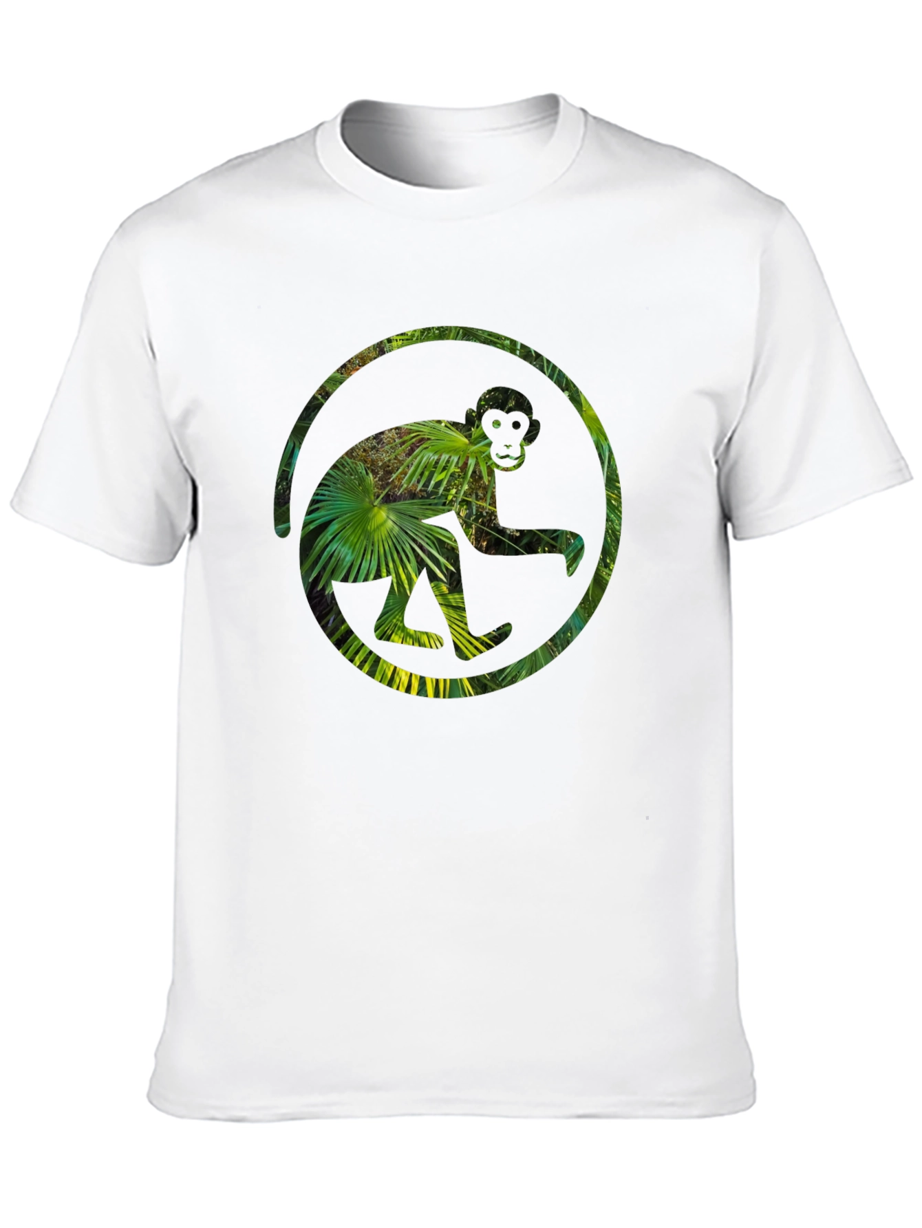 Jungle Monkey Tee - Unique Graphic Print
