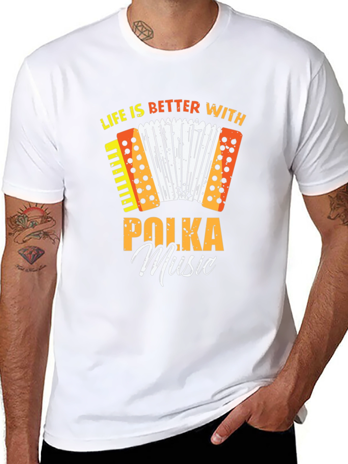 Life is Better with Polka Music T-Shirt