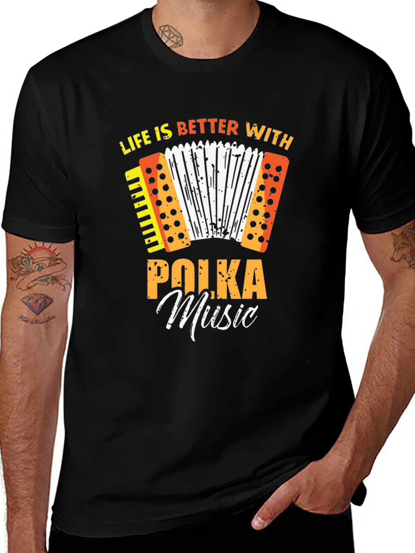 Life is Better with Polka Music T-Shirt