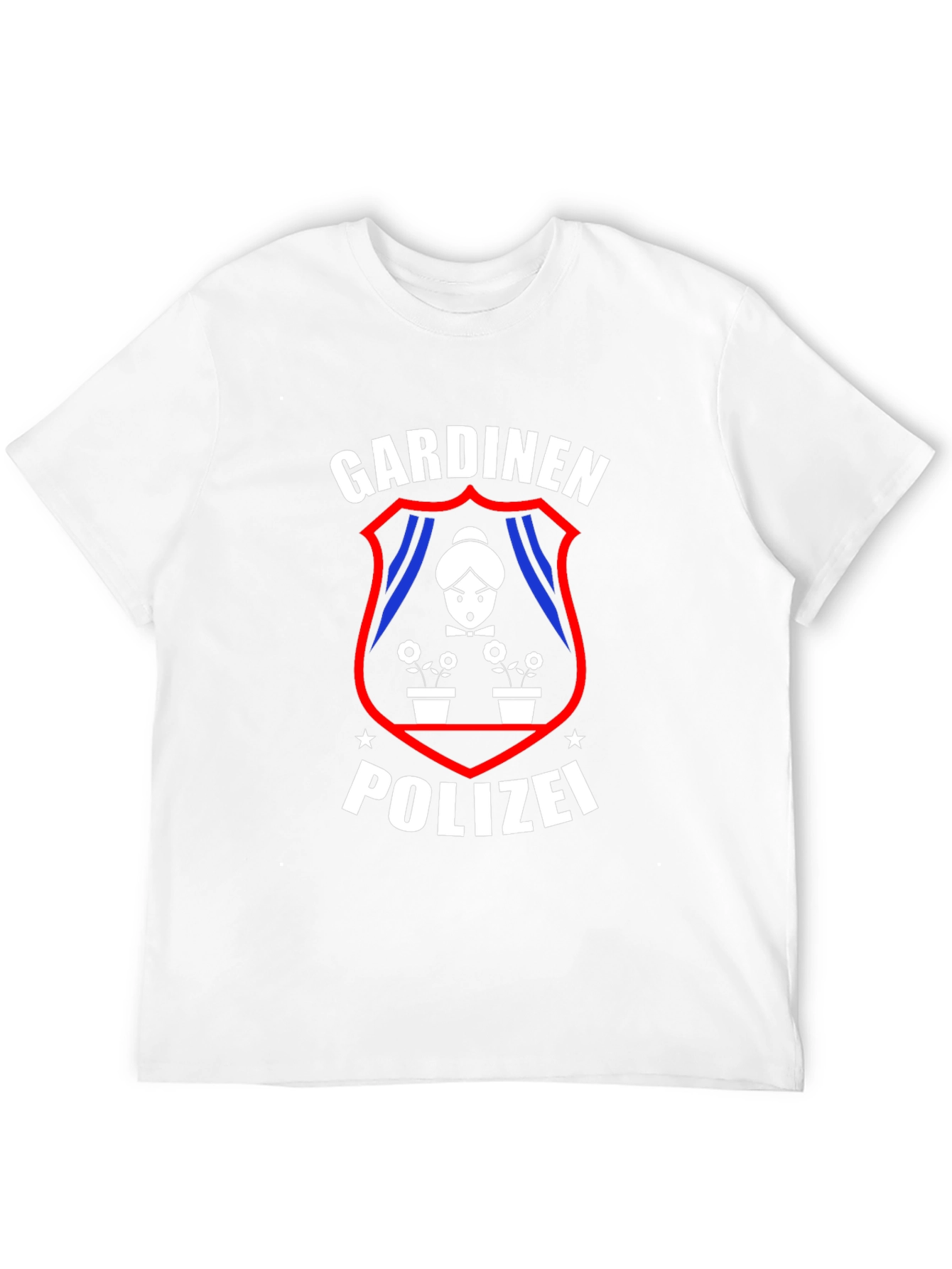 Gardinen Polizei Black T-Shirt - Funny Graphic Tee