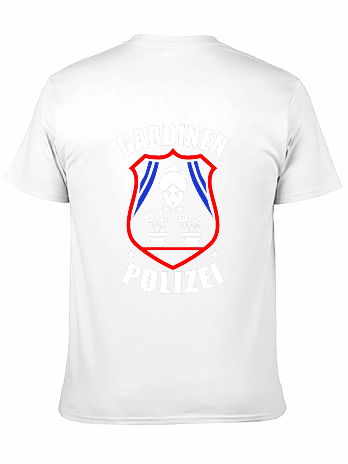 Gardinen Polizei Black T-Shirt - Funny Graphic Tee