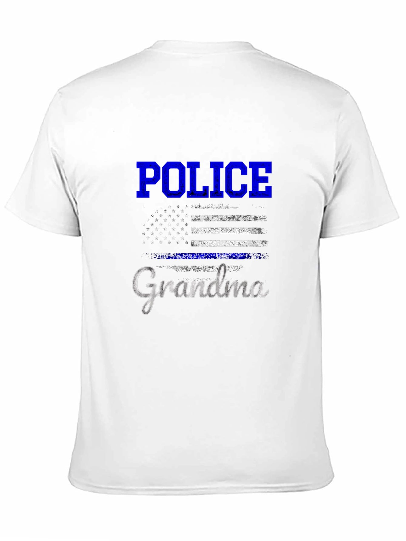 Police Grandma T-Shirt - Thin Blue Line