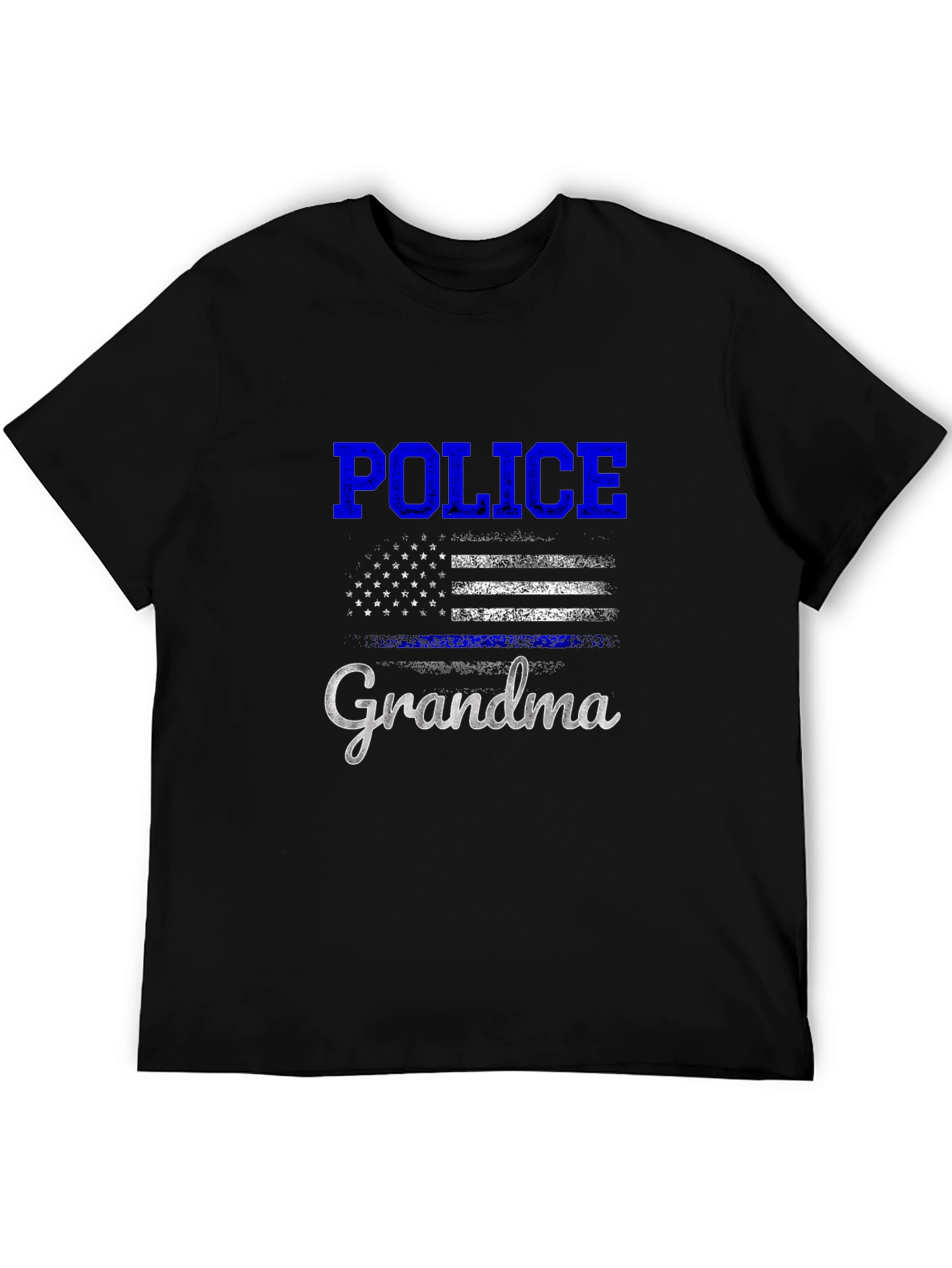 Police Grandma T-Shirt - Thin Blue Line