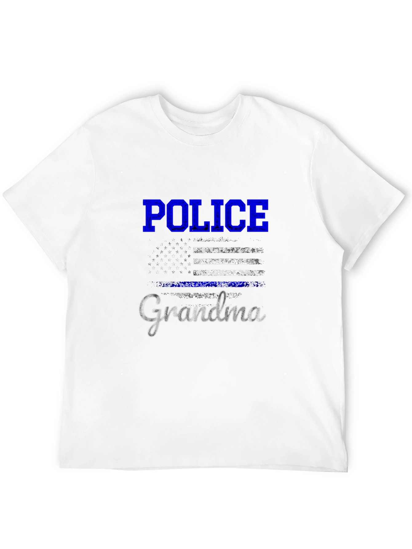 Police Grandma T-Shirt - Thin Blue Line
