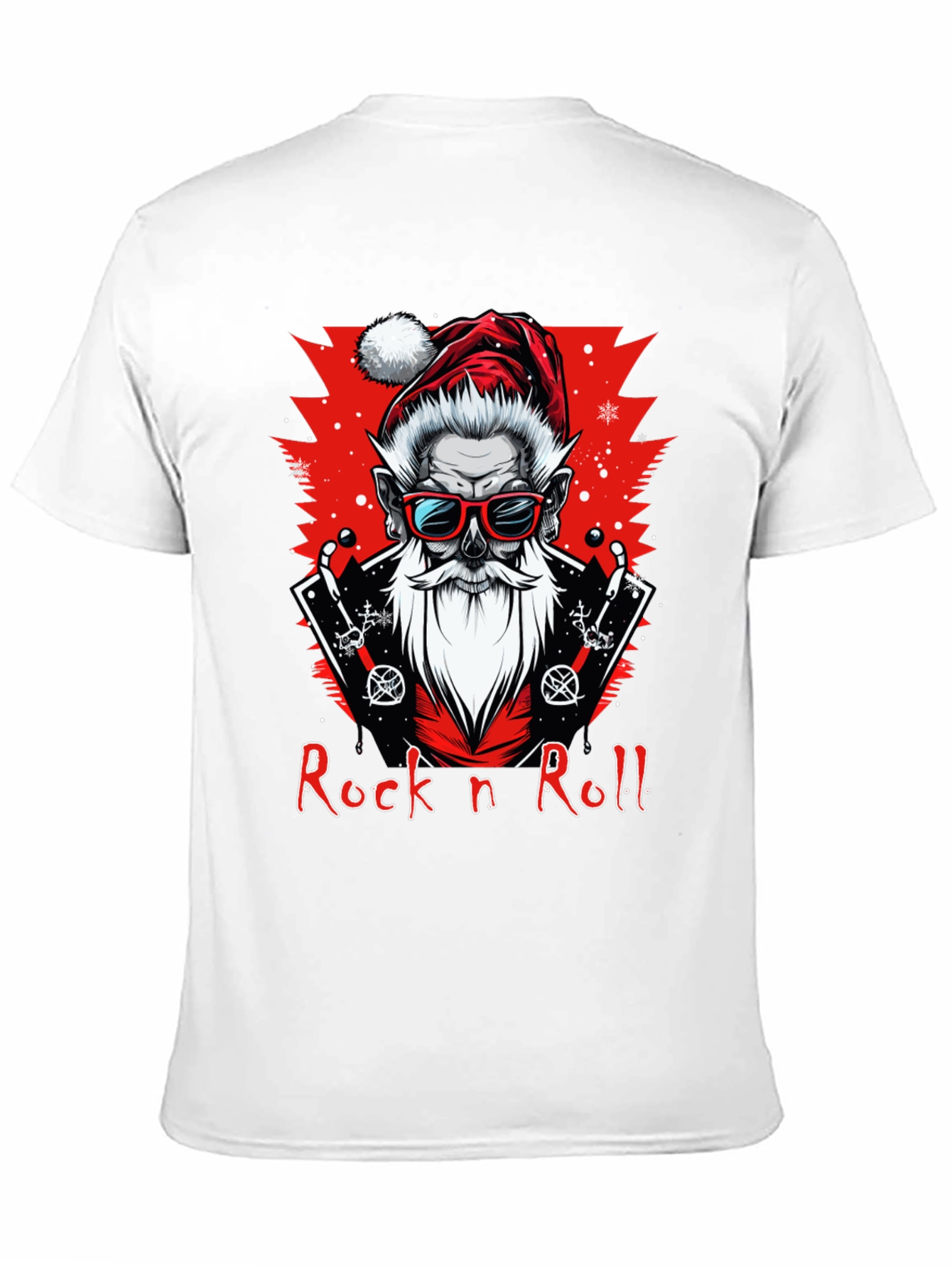 Rock n Roll Santa Graphic Tee