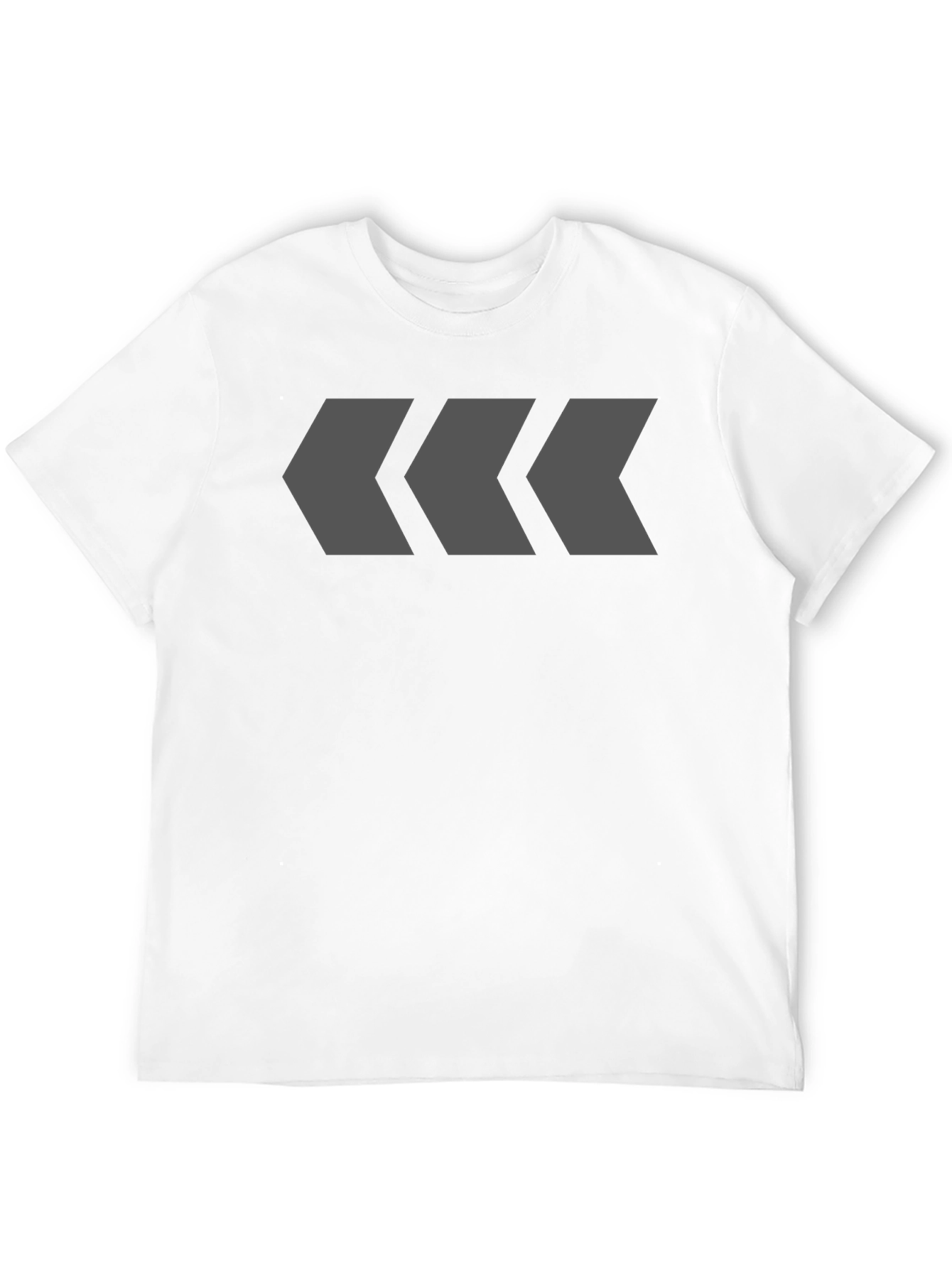 Modern Arrow Graphic Tee - Black Cotton Blend