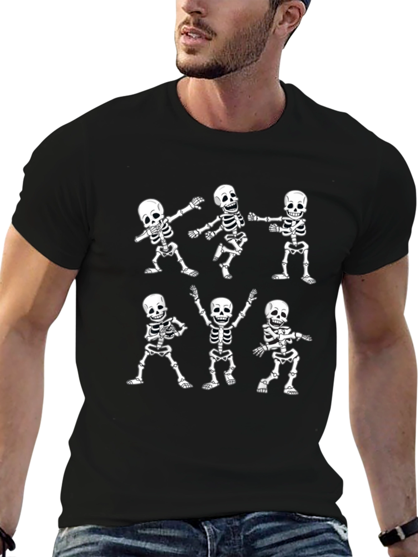 Dancing Skeletons Graphic T-Shirt