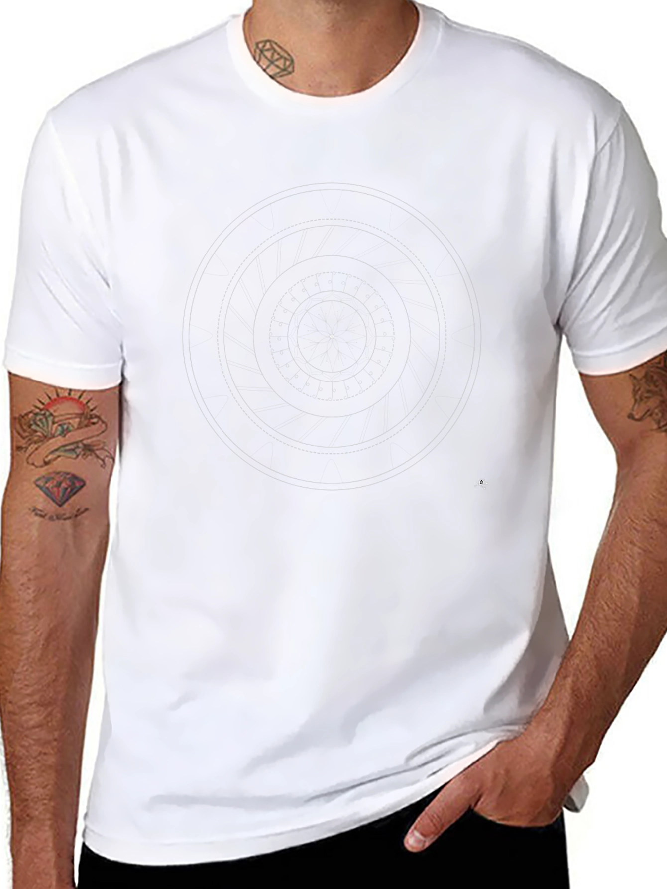 Black Solar System Graphic Tee