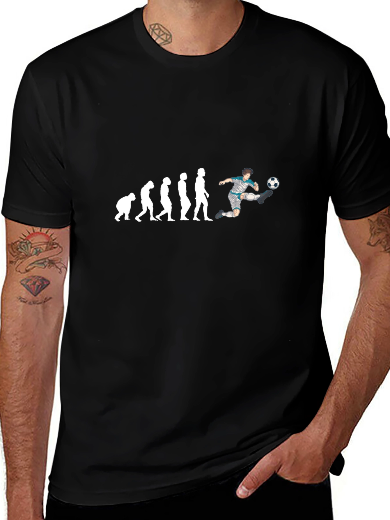 Soccer Evolution Graphic T-Shirt
