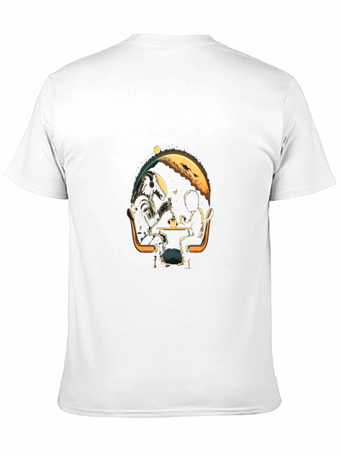 Astronaut Coffee Break Graphic T-Shirt