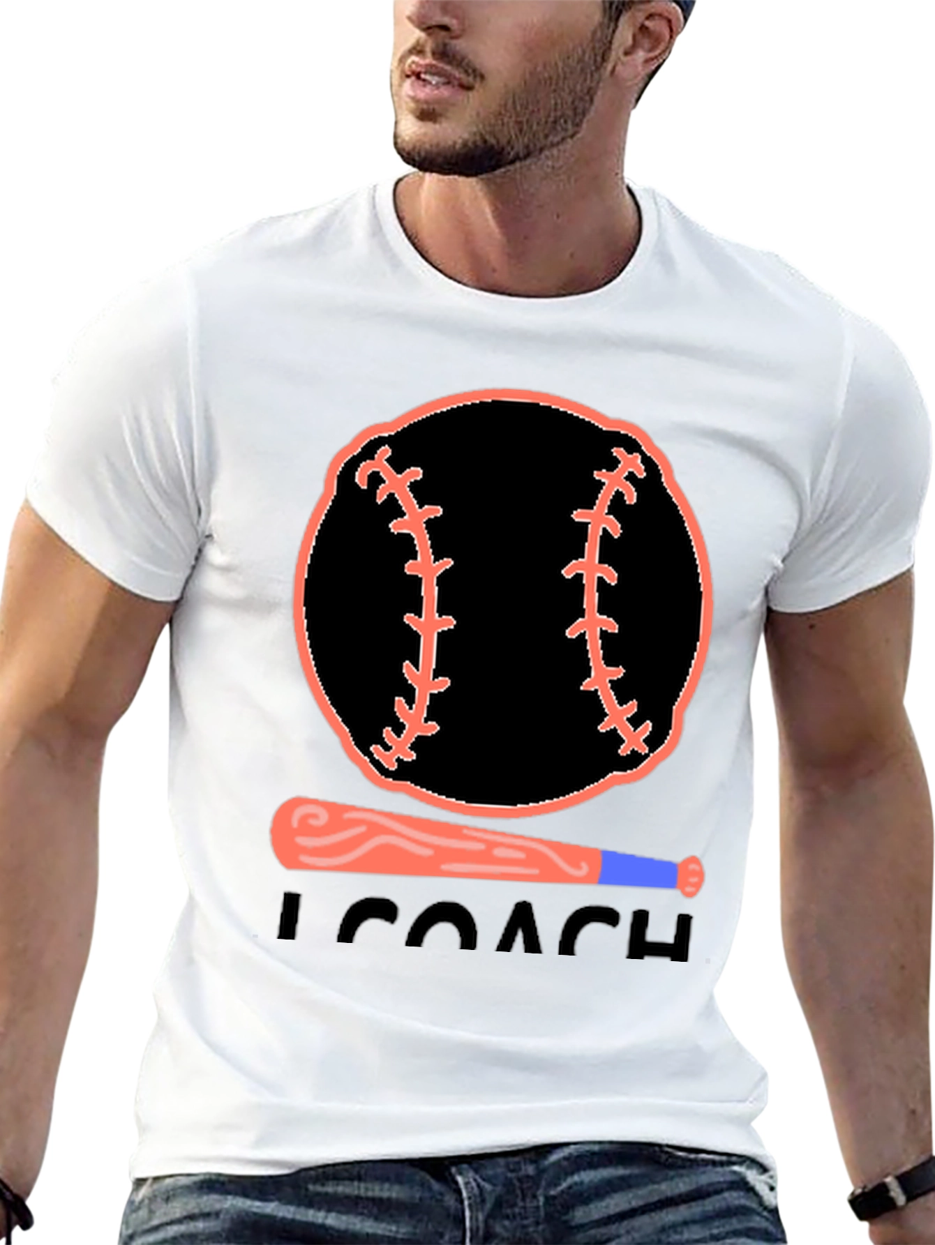 I Coach Baseball T-Shirt - Perfect for Coaches!