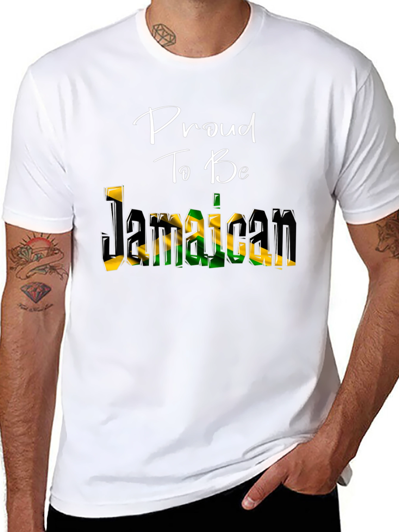 Proud Jamaican Flag T-Shirt