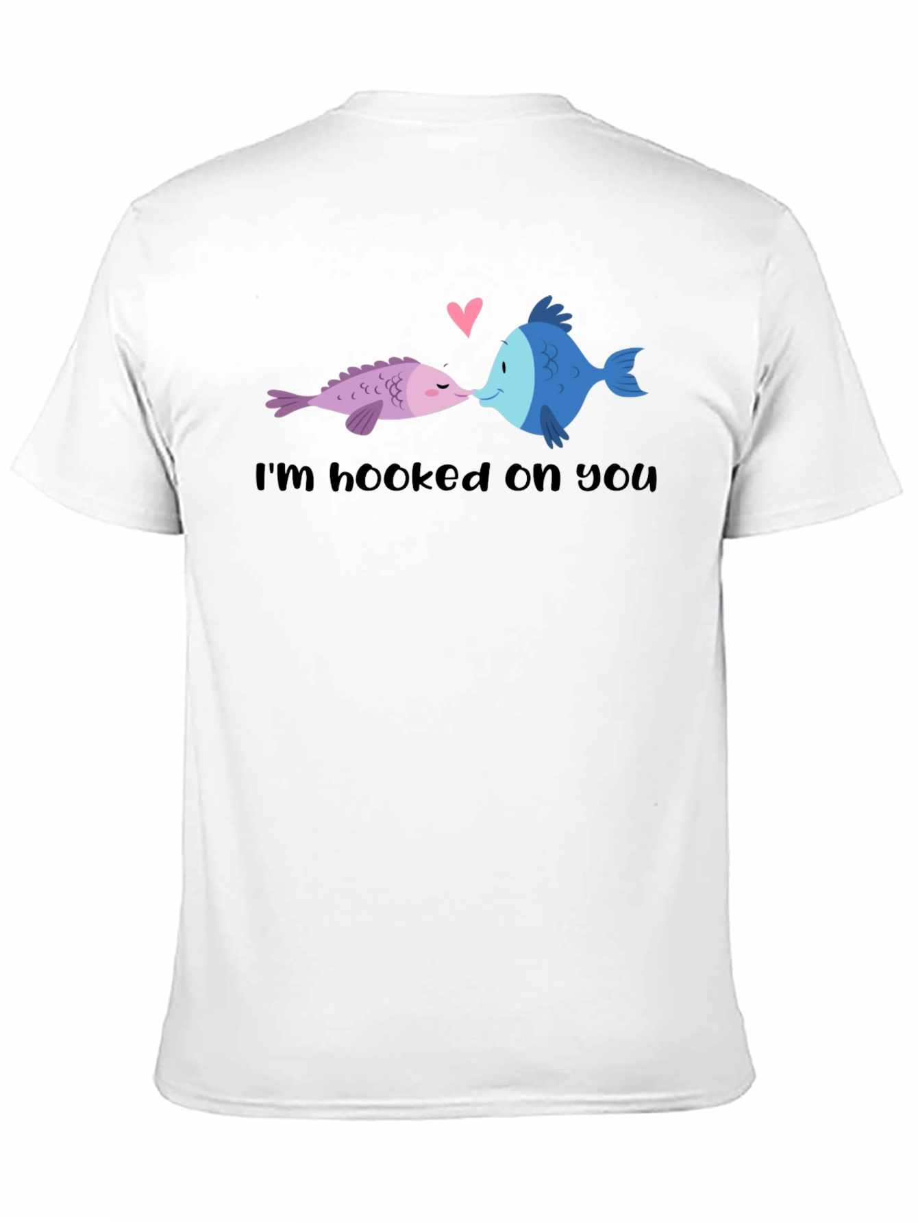 Hooked on You Fish Graphic T-Shirt