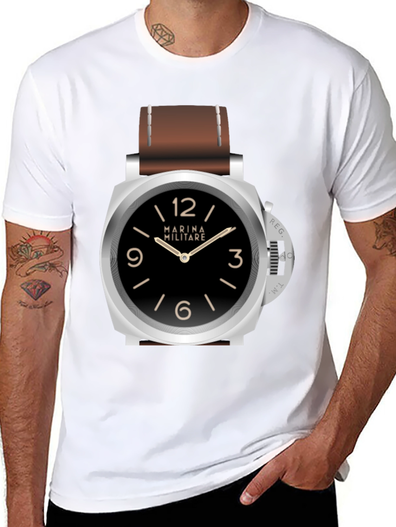 Marina Militare Watch Graphic T-Shirt