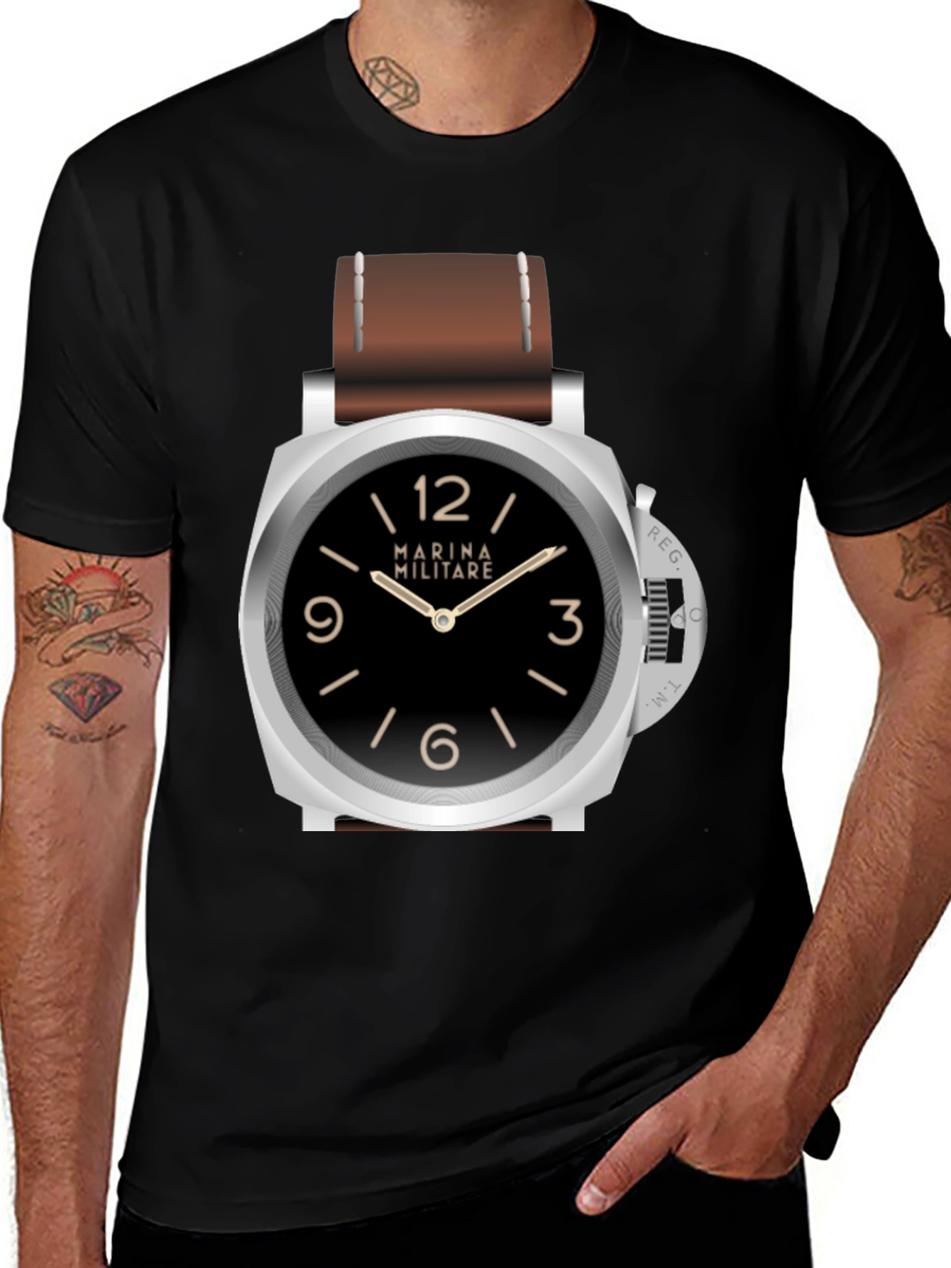 Marina Militare Watch Graphic T-Shirt