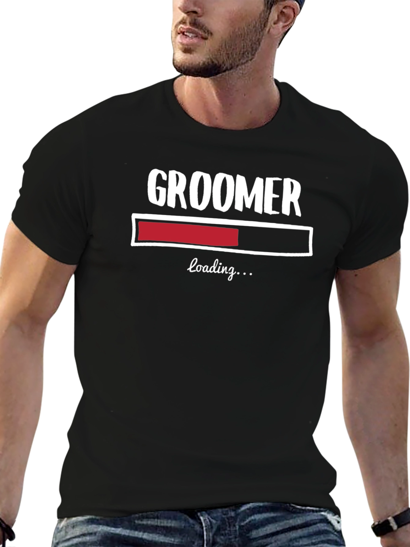 Groomer Loading Funny T-Shirt