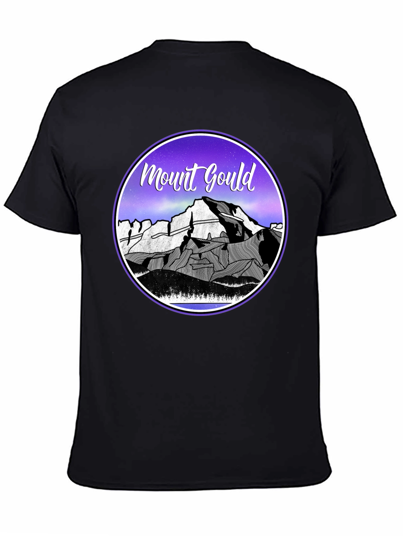Mount Gould Graphic Tee - Black Cotton