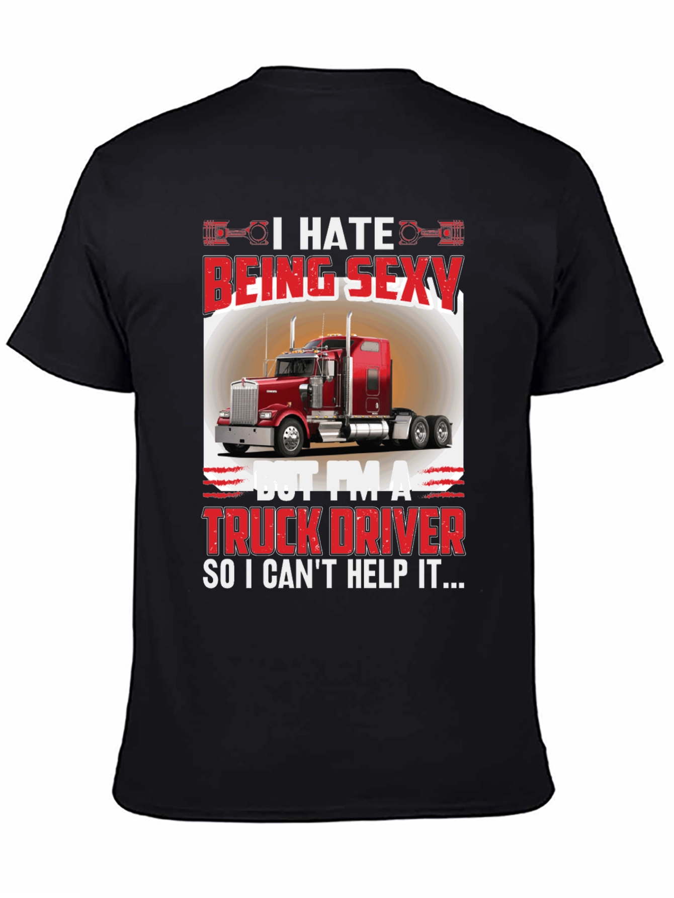 Funny Truck Driver Graphic T-Shirt