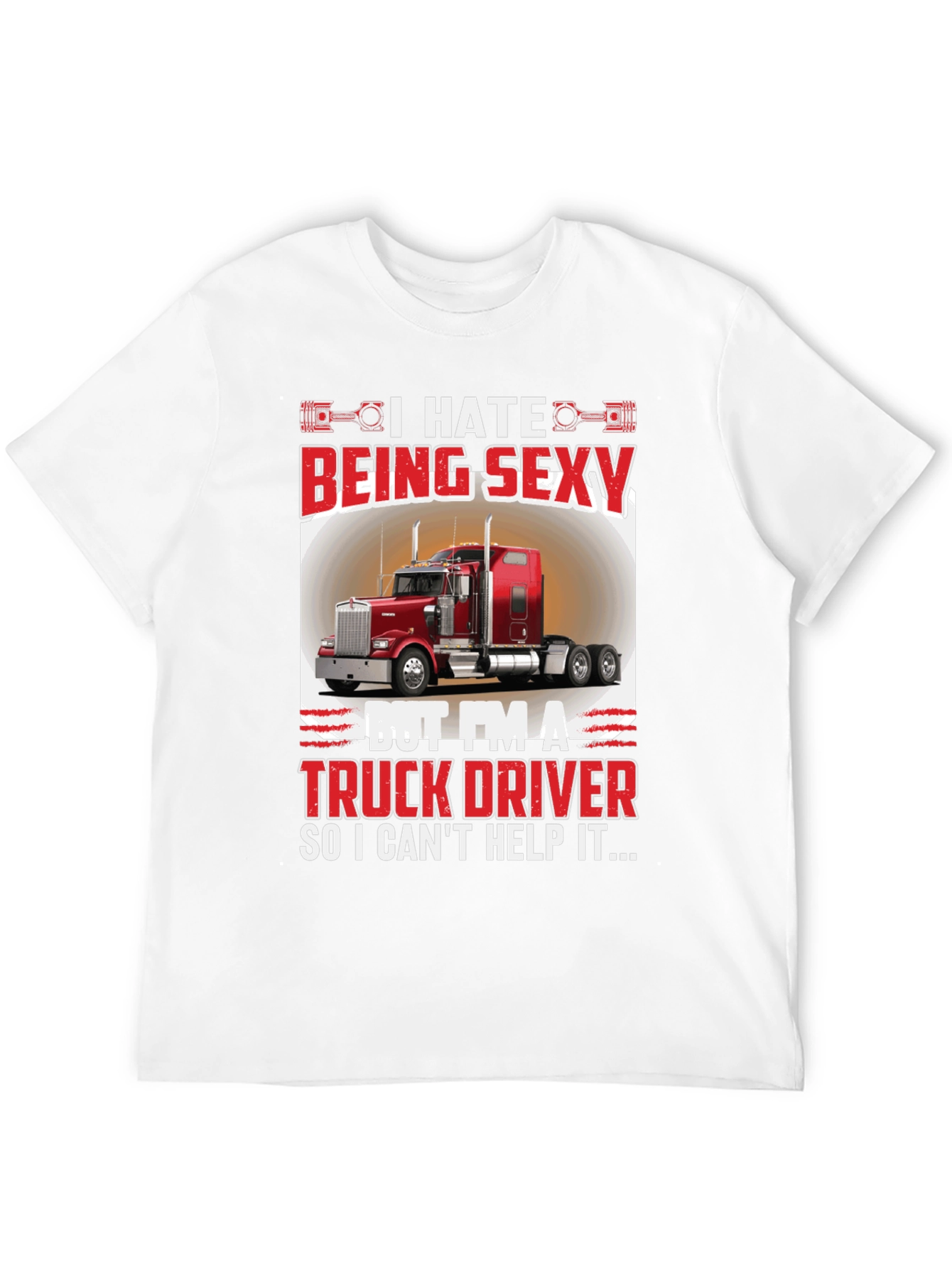 Funny Truck Driver Graphic T-Shirt