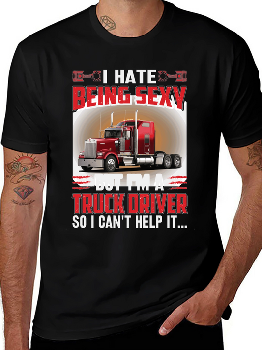Funny Truck Driver Graphic T-Shirt