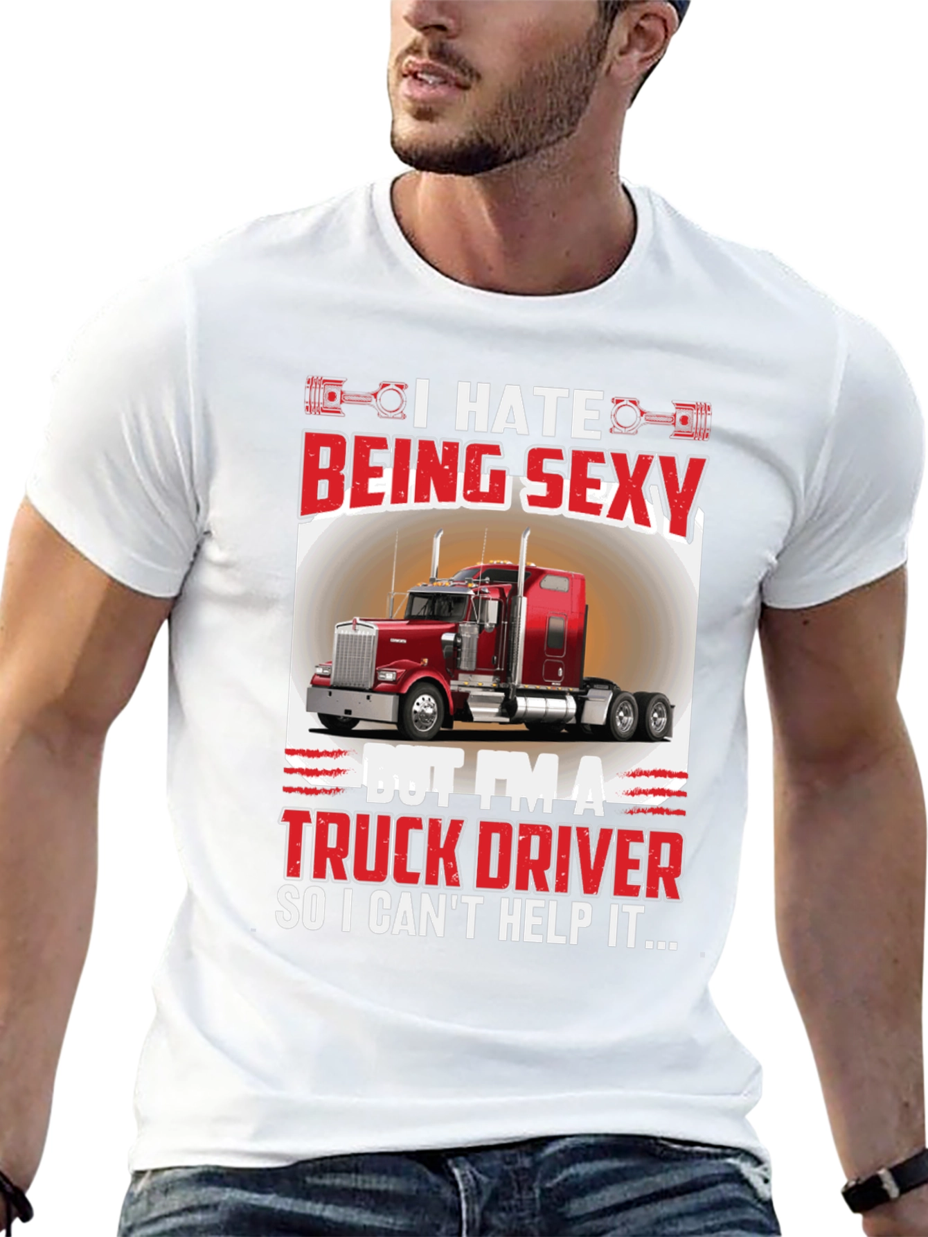Funny Truck Driver Graphic T-Shirt
