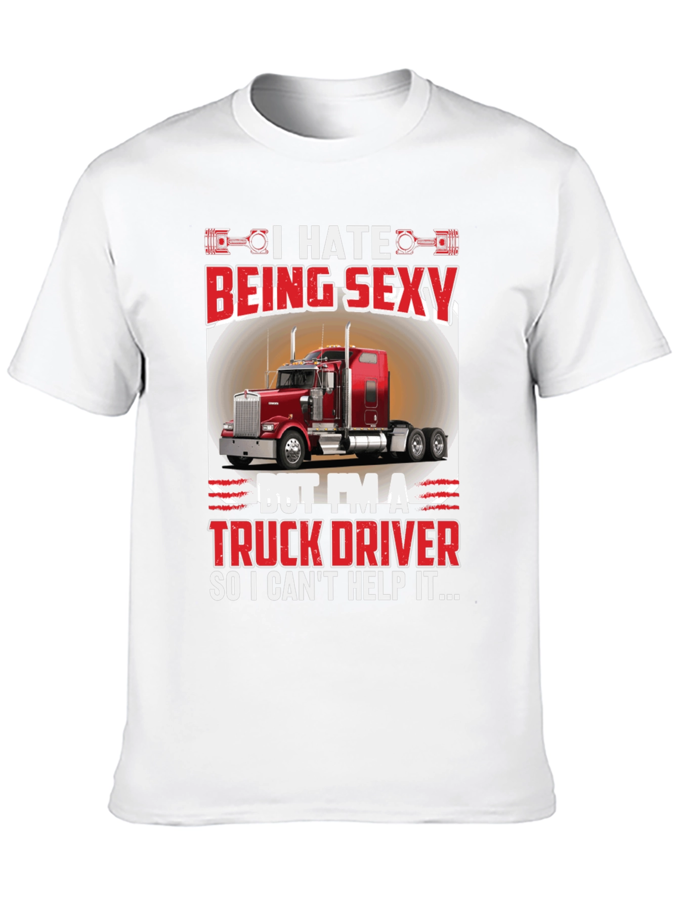 Funny Truck Driver Graphic T-Shirt