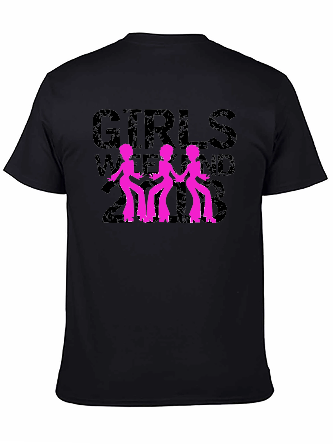 Girls Weekend 2018 Black Graphic T-Shirt