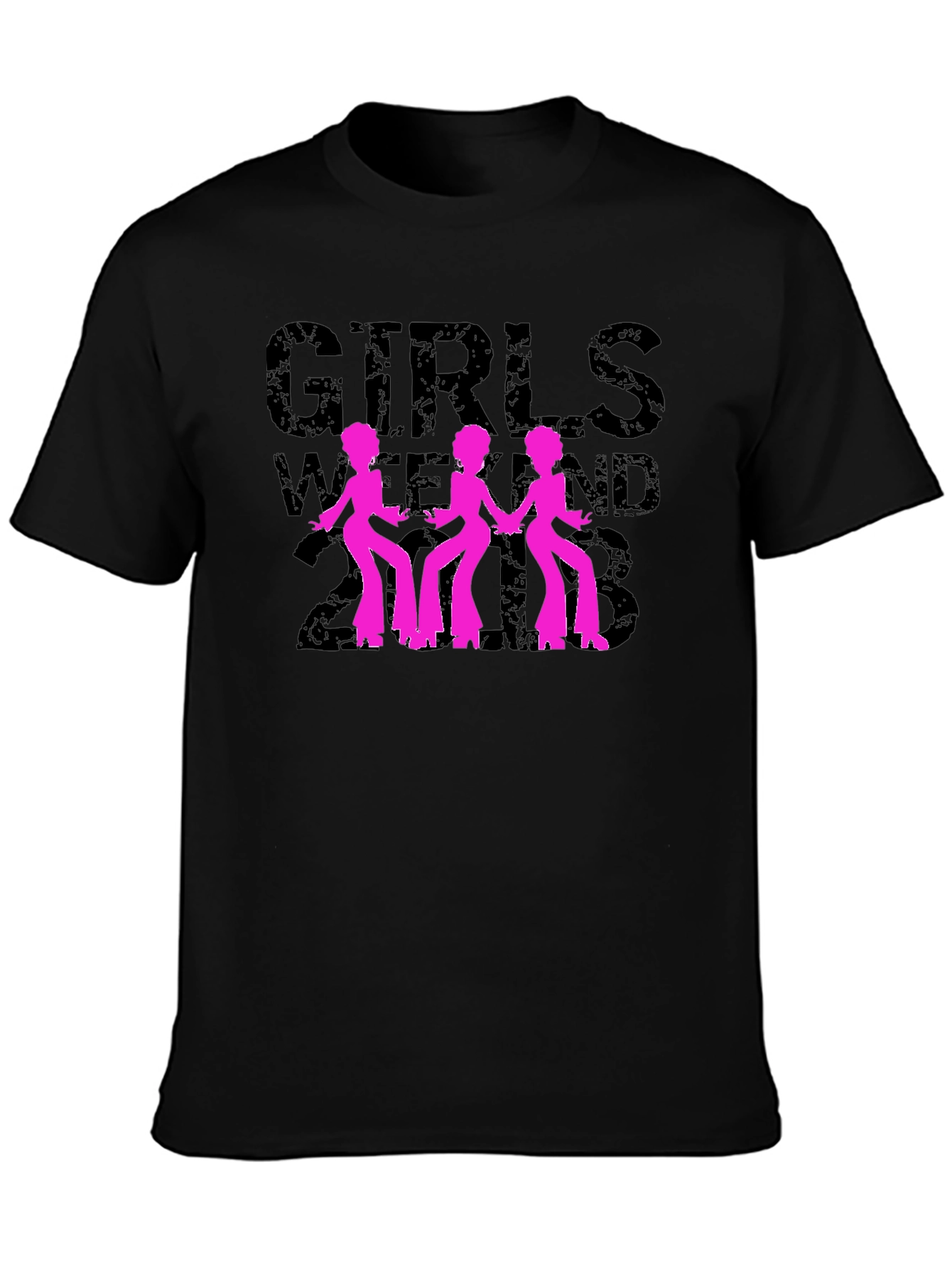 Girls Weekend 2018 Black Graphic T-Shirt