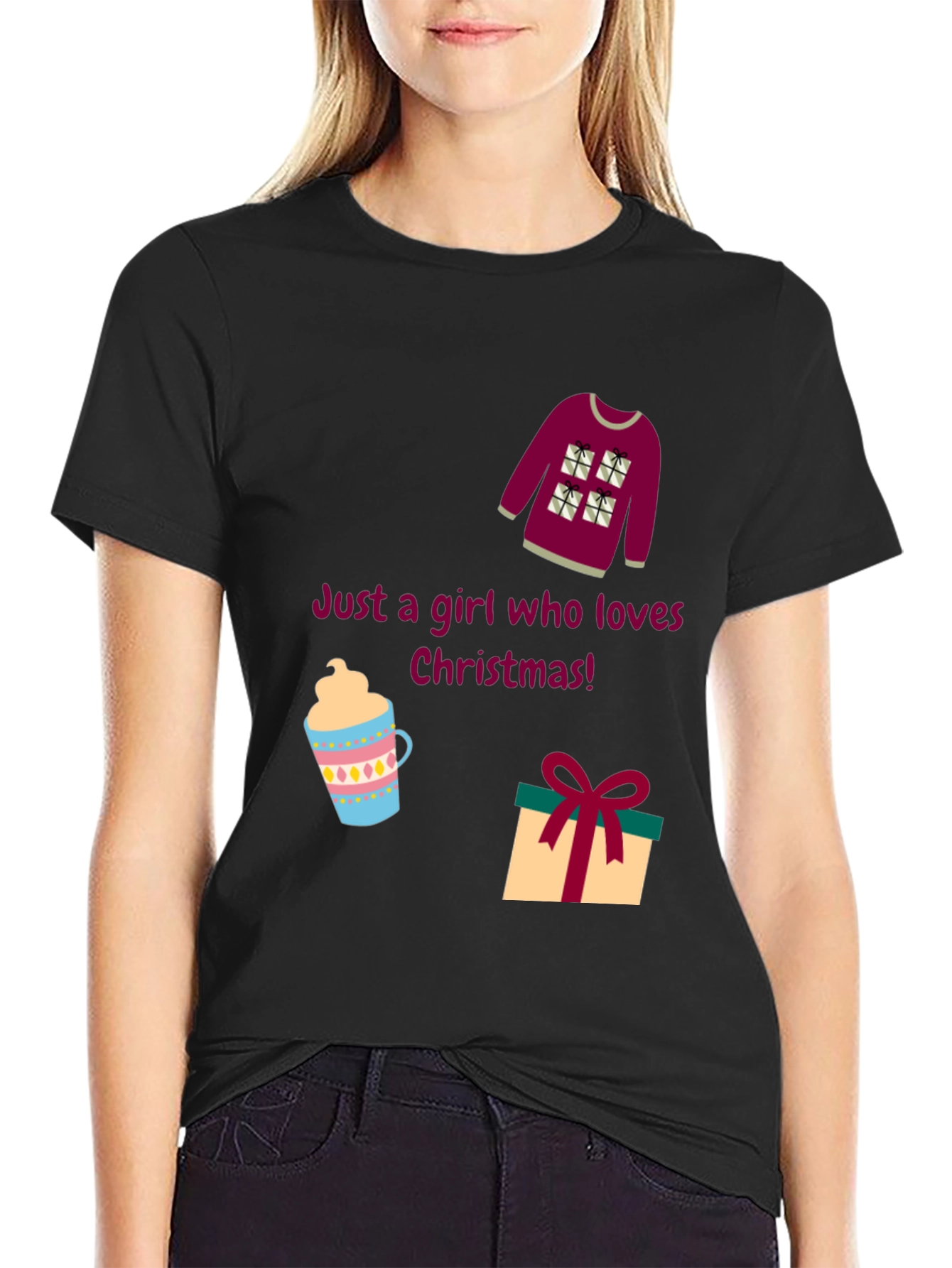 Christmas Lover Graphic Tee - Holiday Style