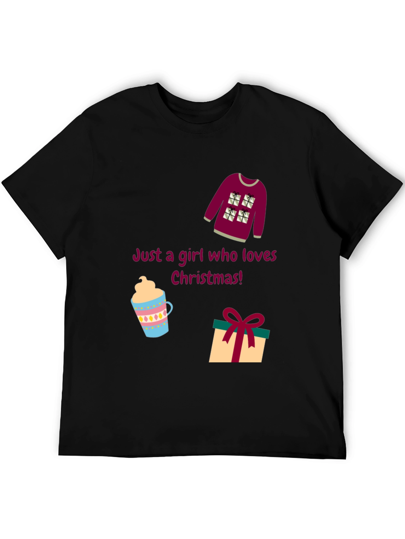 Christmas Lover Graphic Tee - Holiday Style