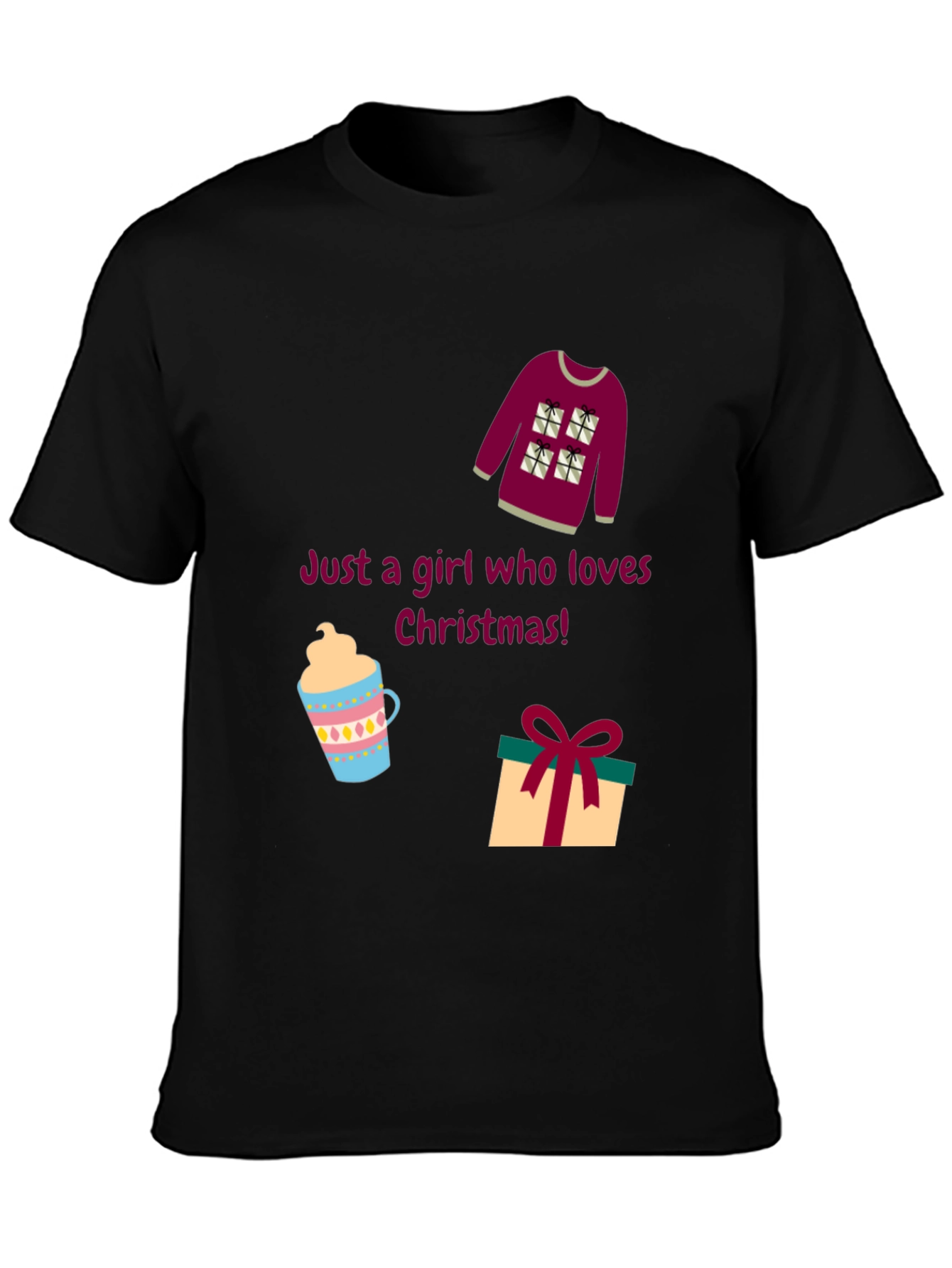 Christmas Lover Graphic Tee - Holiday Style
