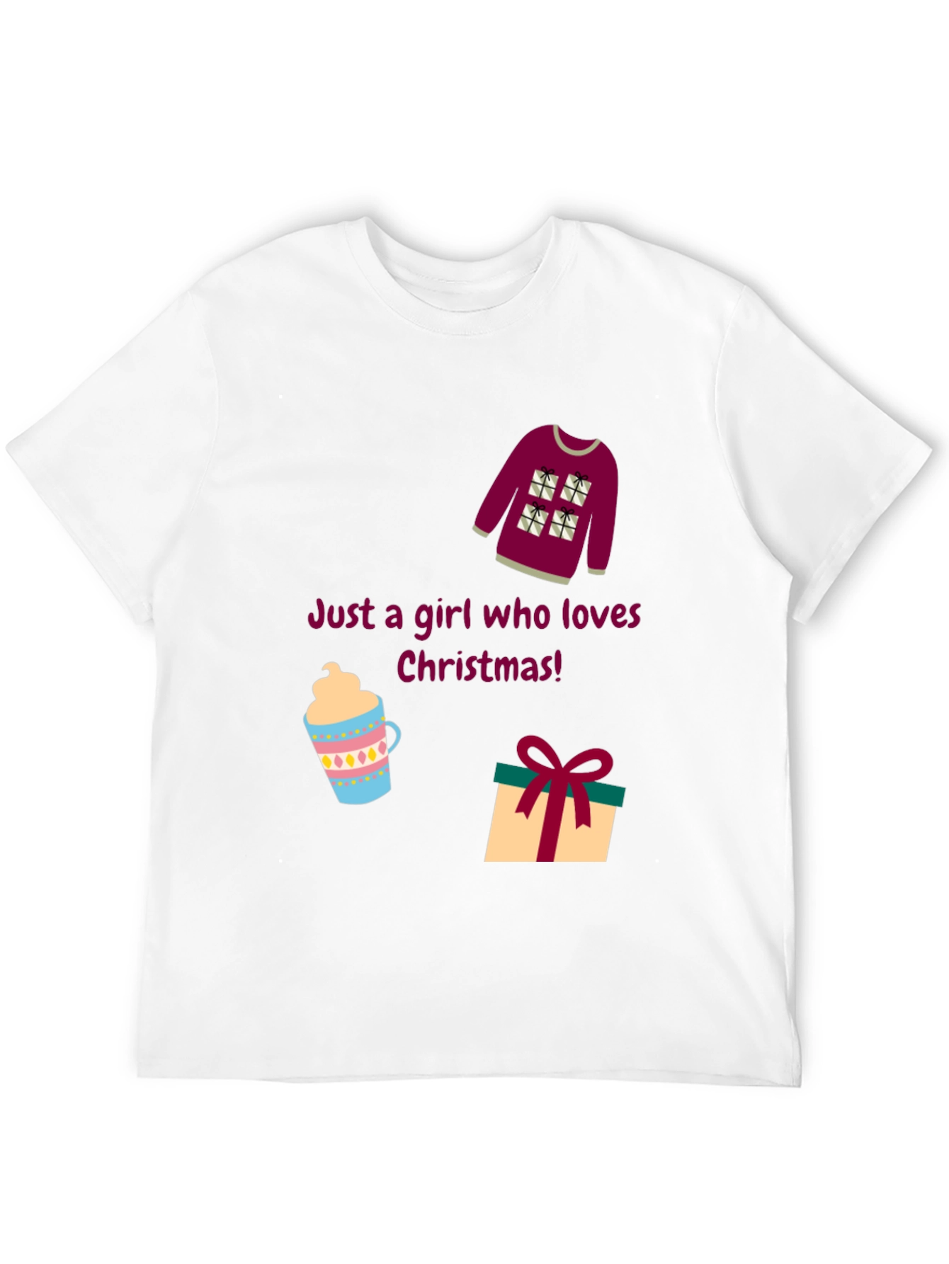 Christmas Lover Graphic Tee - Holiday Style