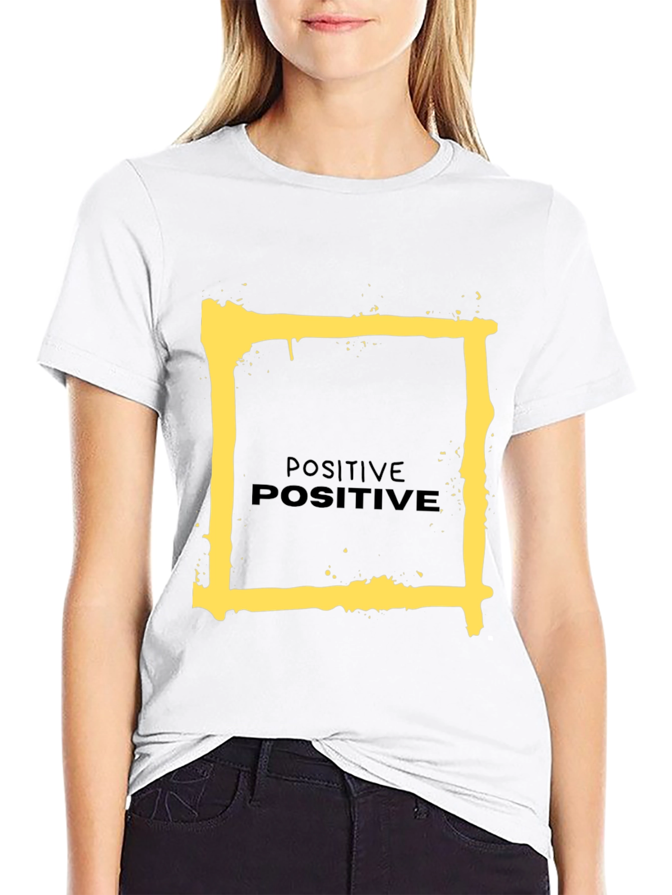 Positive Graphic Tee - Trendy & Stylish
