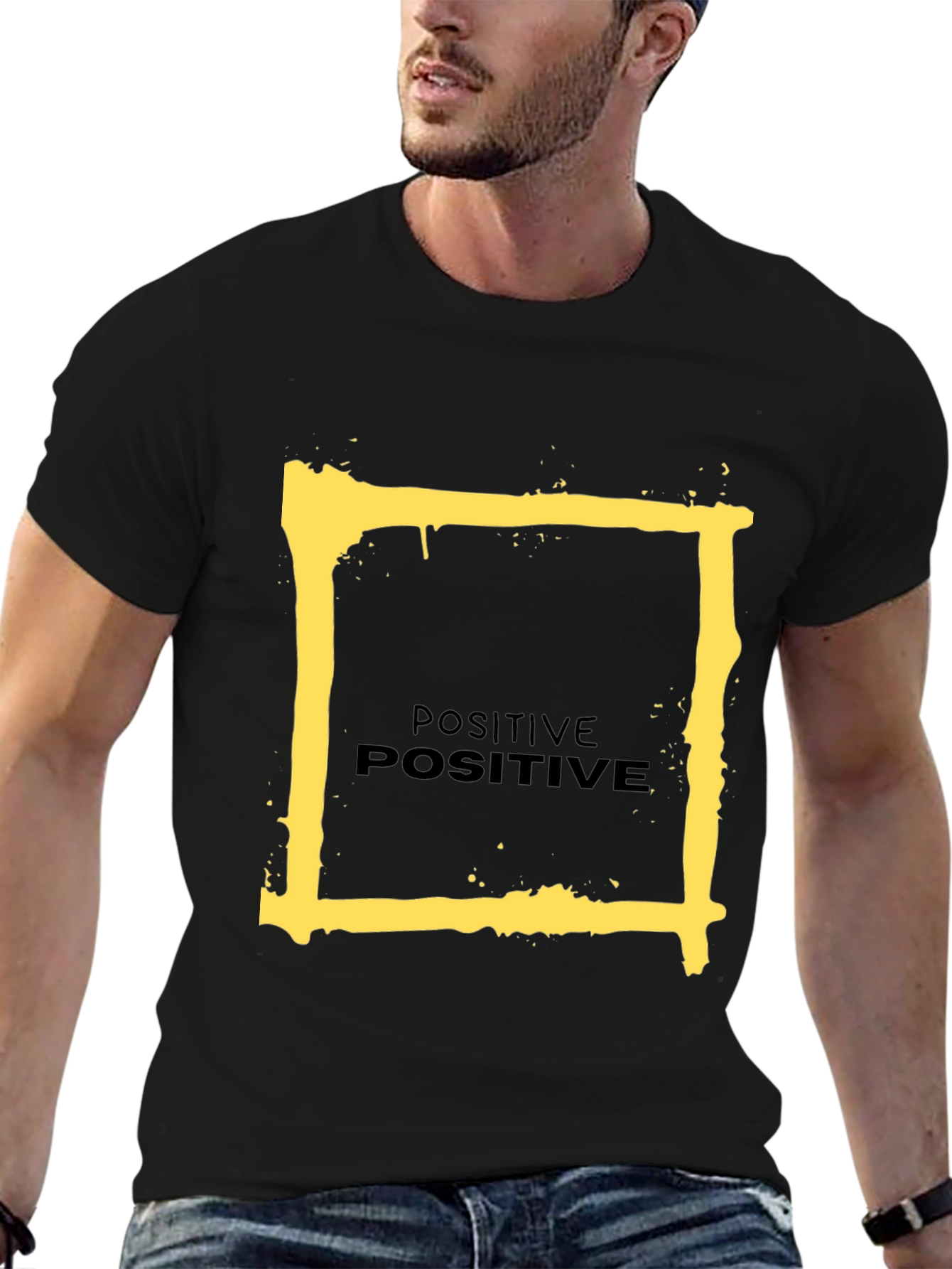 Positive Graphic Tee - Trendy & Stylish