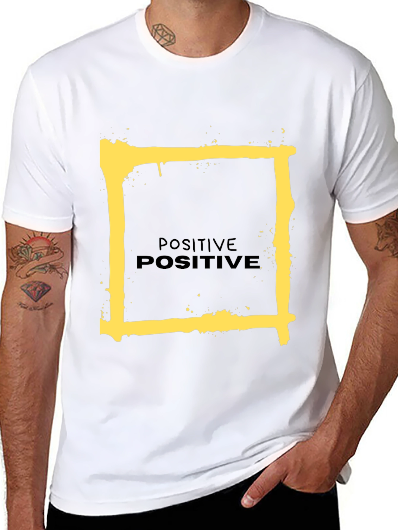 Positive Graphic Tee - Trendy & Stylish