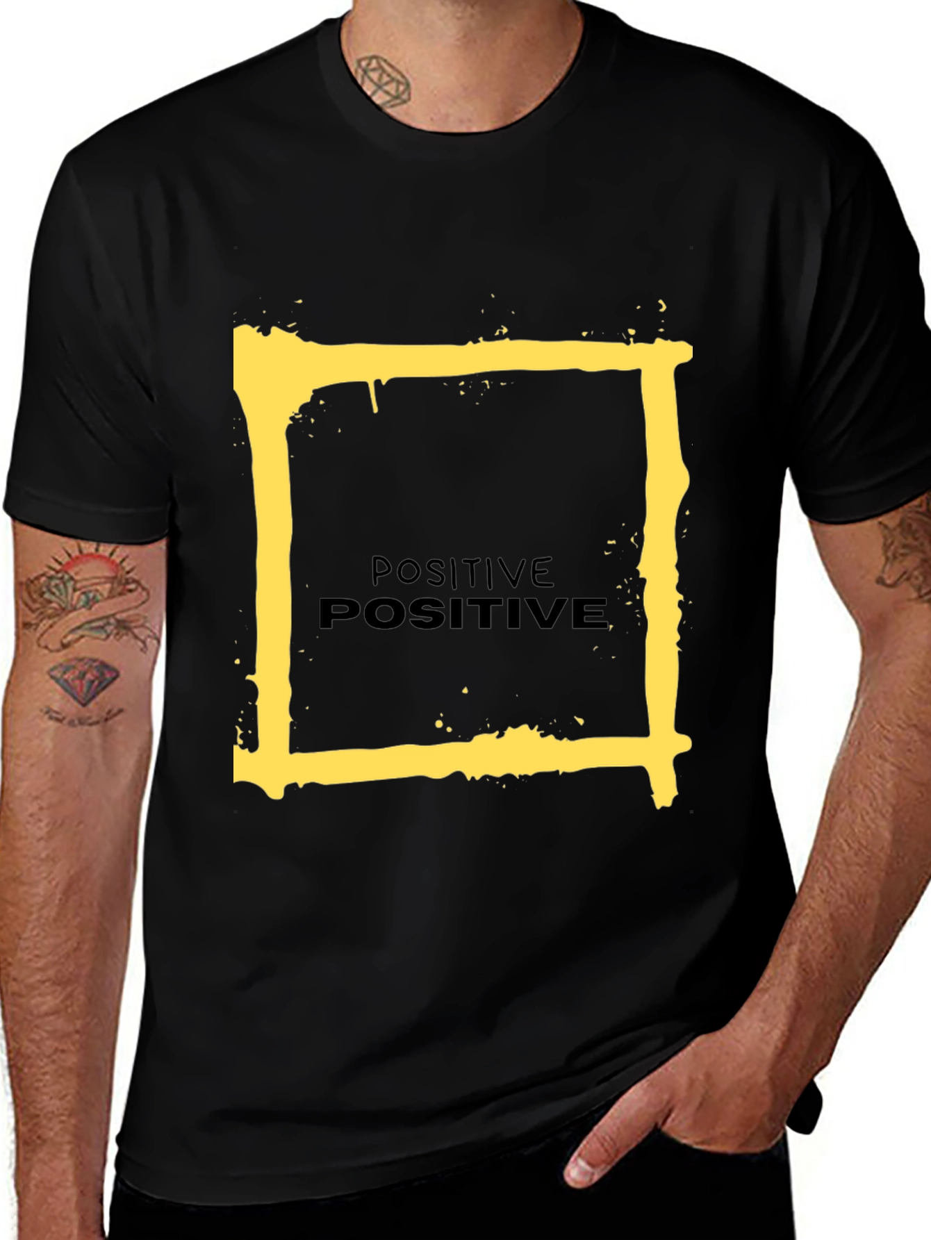 Positive Graphic Tee - Trendy & Stylish