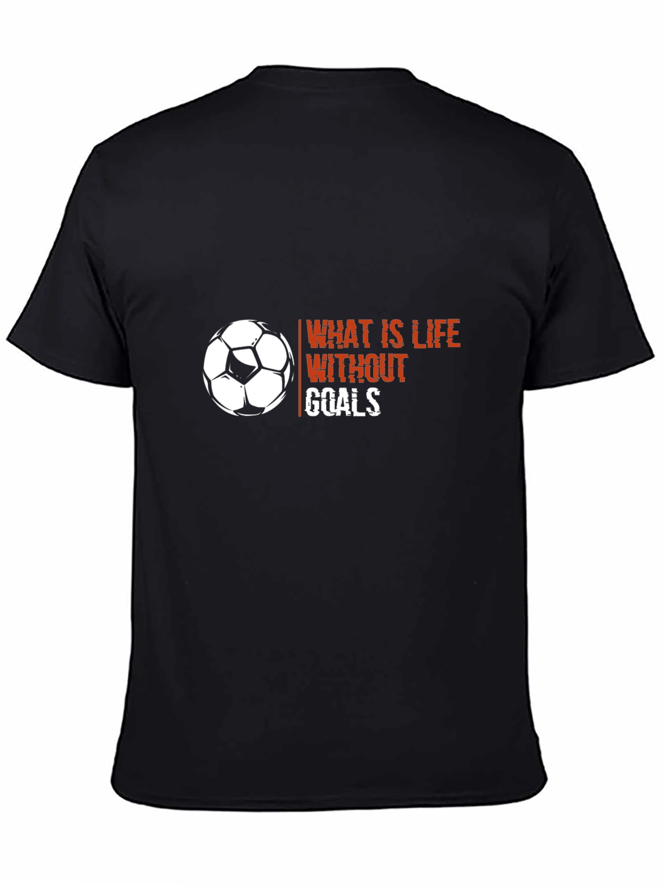 Soccer Life Goals T-Shirt - Black