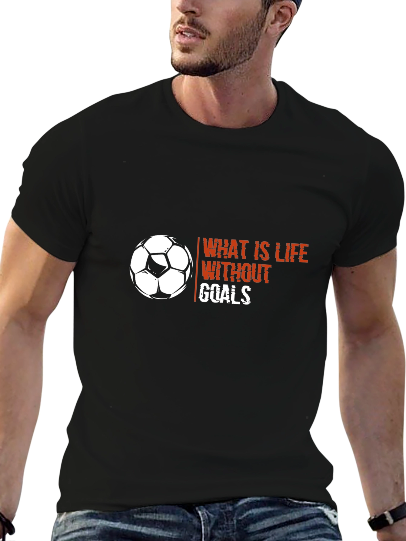 Soccer Life Goals T-Shirt - Black