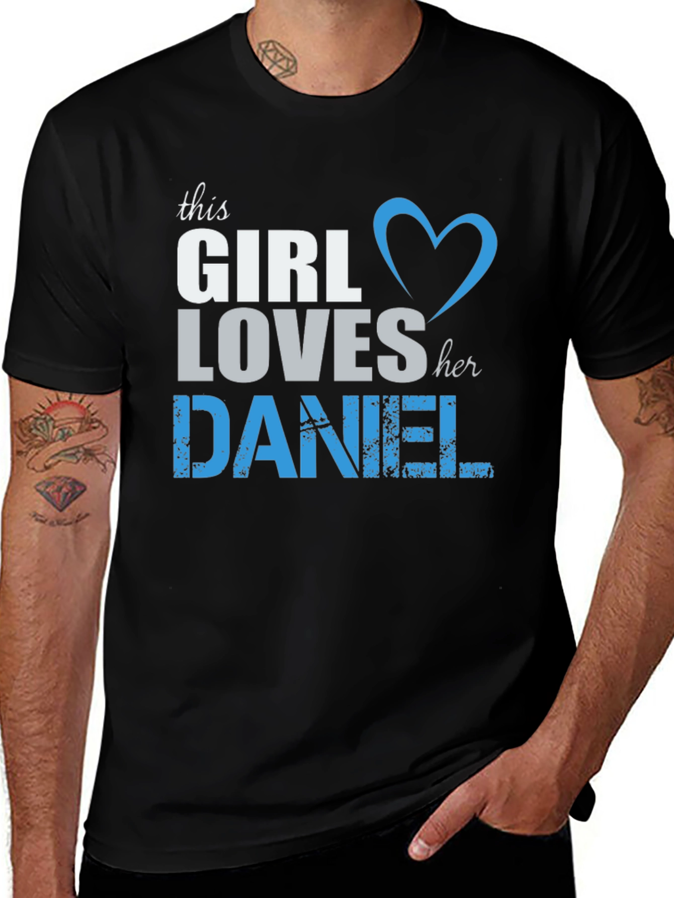 This Girl Loves Her Daniel T-Shirt