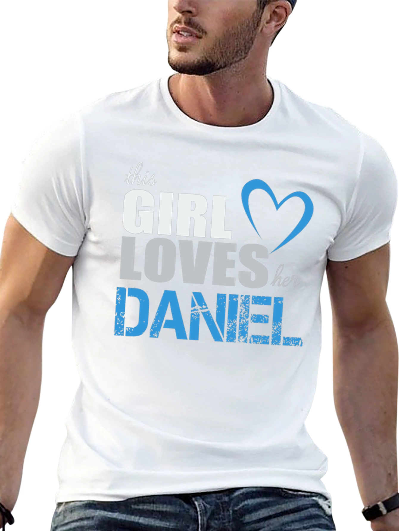 This Girl Loves Her Daniel T-Shirt
