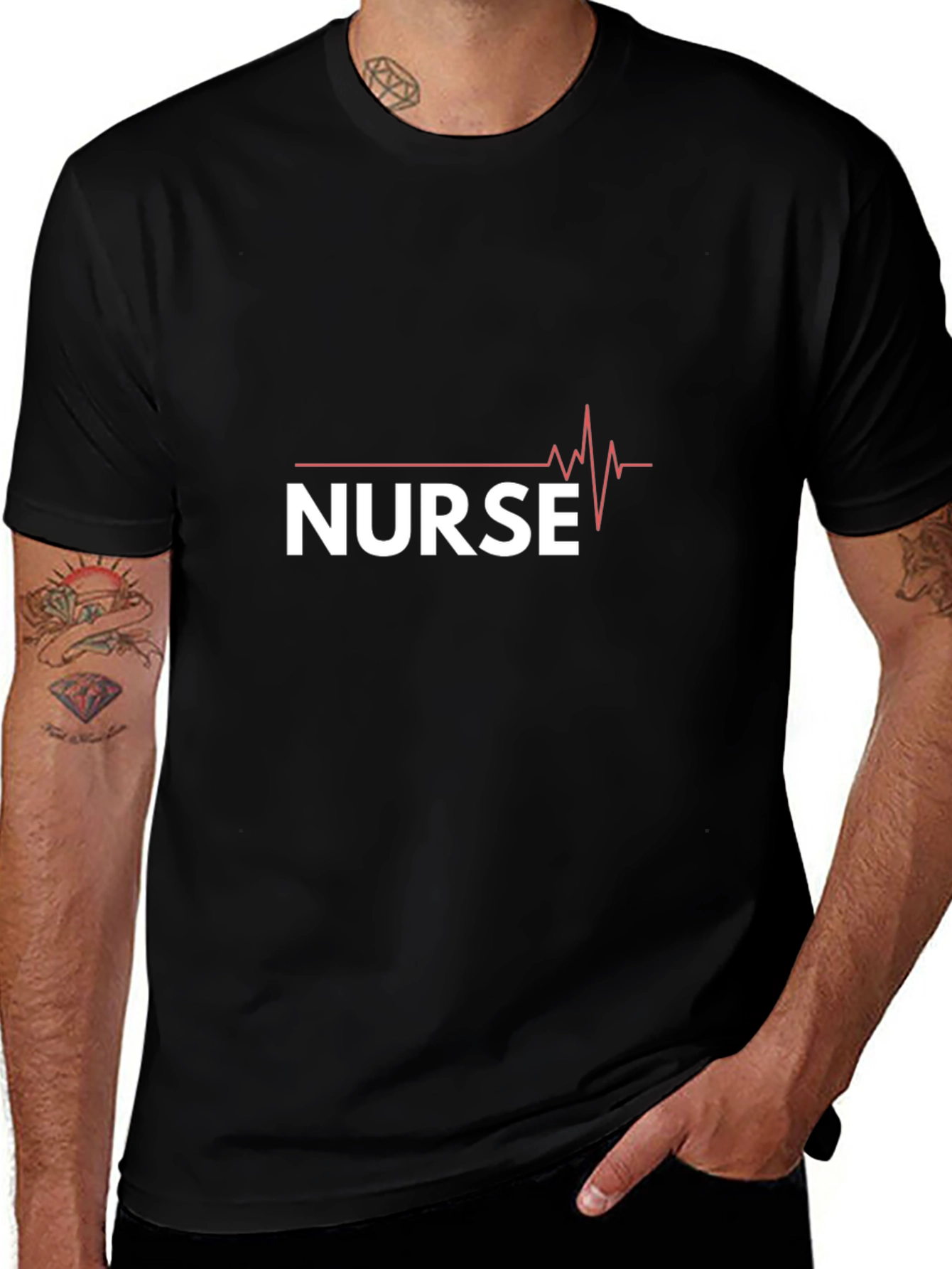Nurse Heartbeat Graphic Tee
