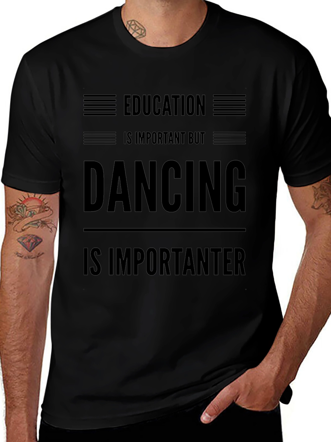 Education Important But Dancing Importanter Tee