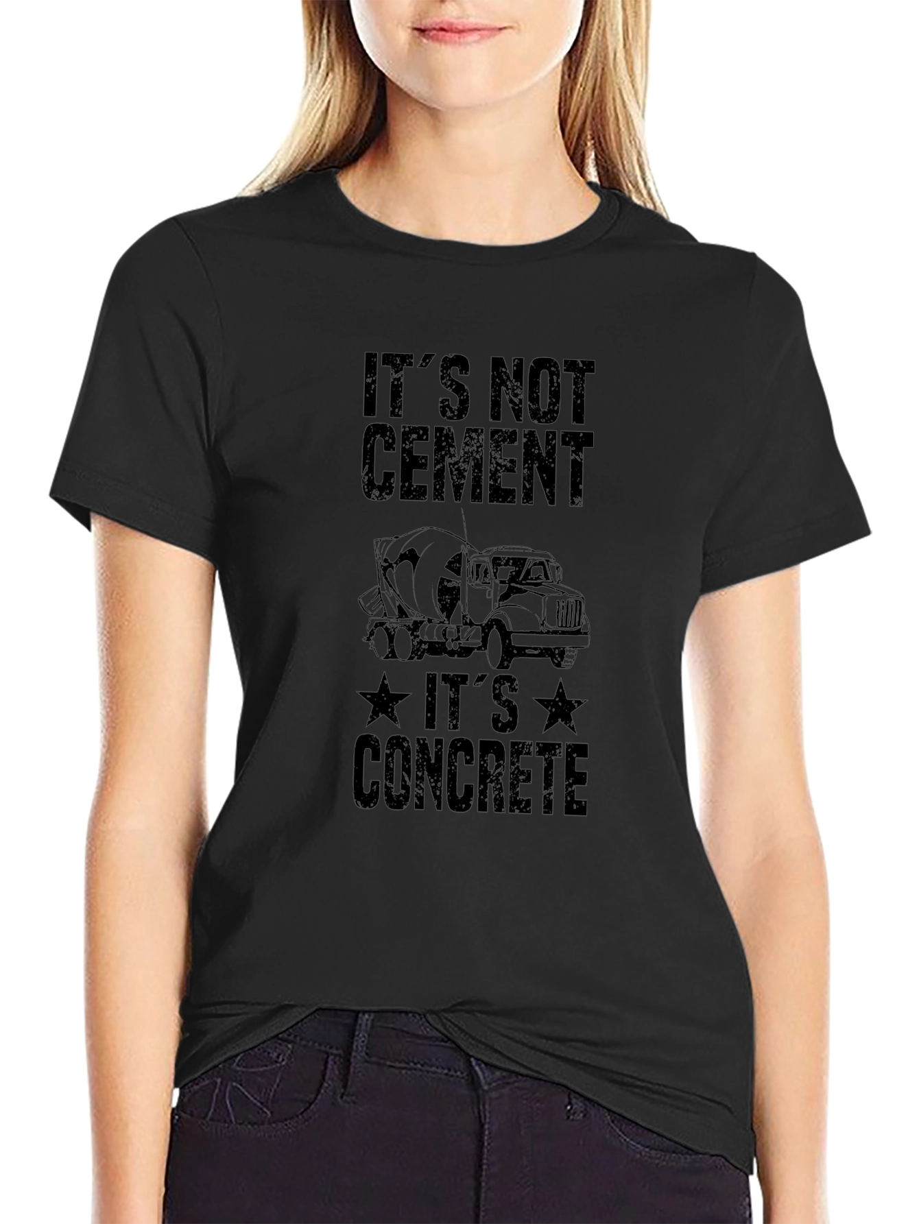 Its Not Cement Concrete Truck Mens T-Shirt