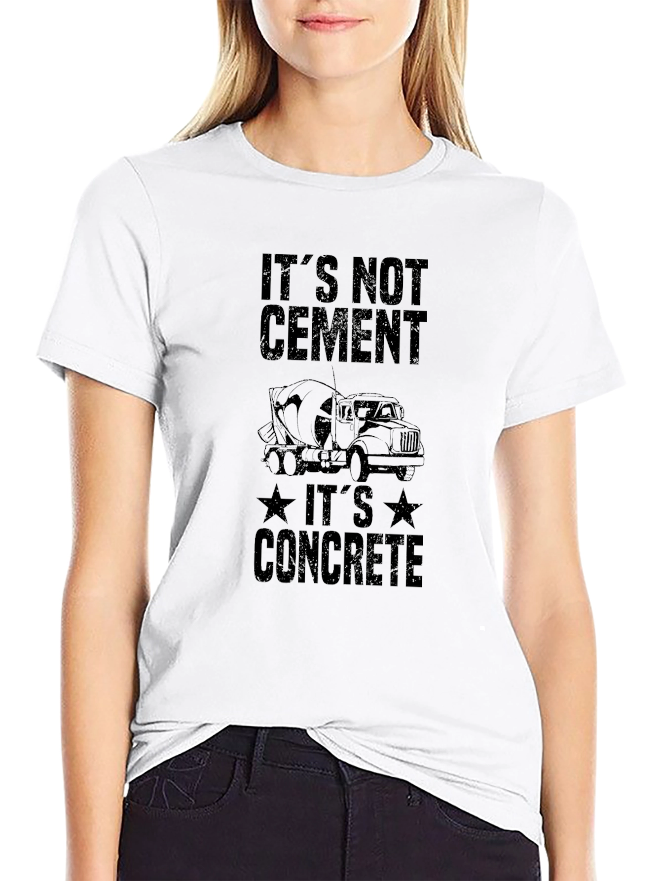 Its Not Cement Concrete Truck Mens T-Shirt