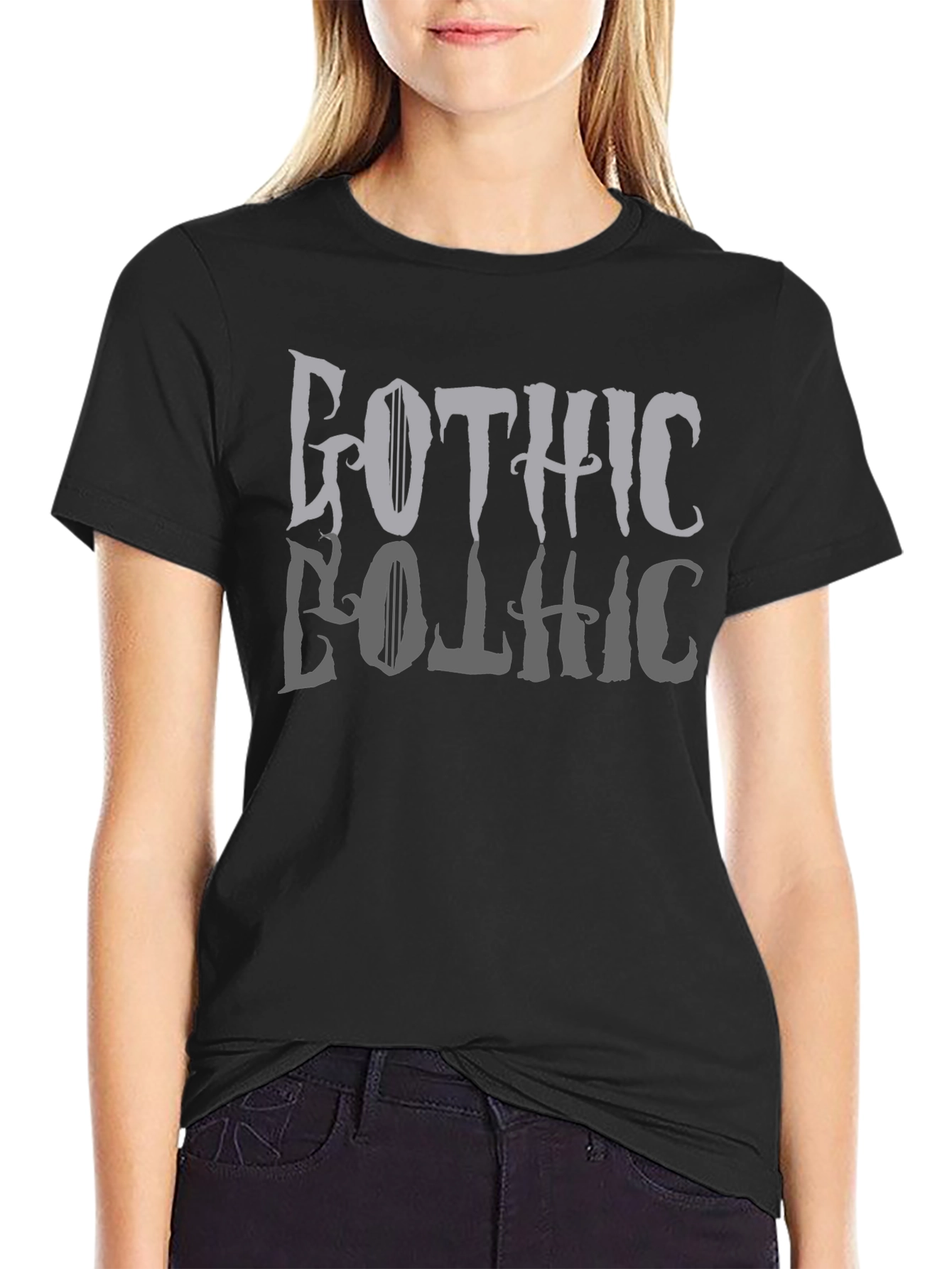 Gothic Style Mens Graphic Tee